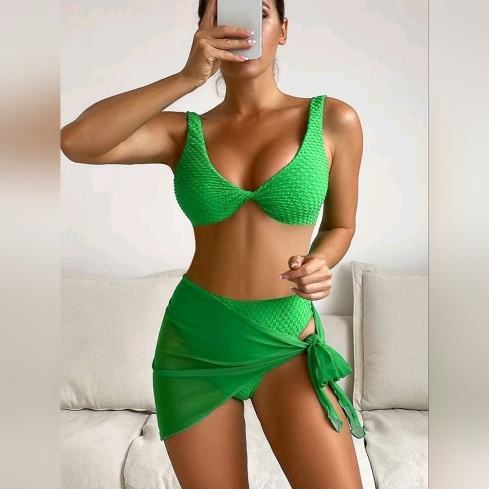 Bikini With Beach Cover-up